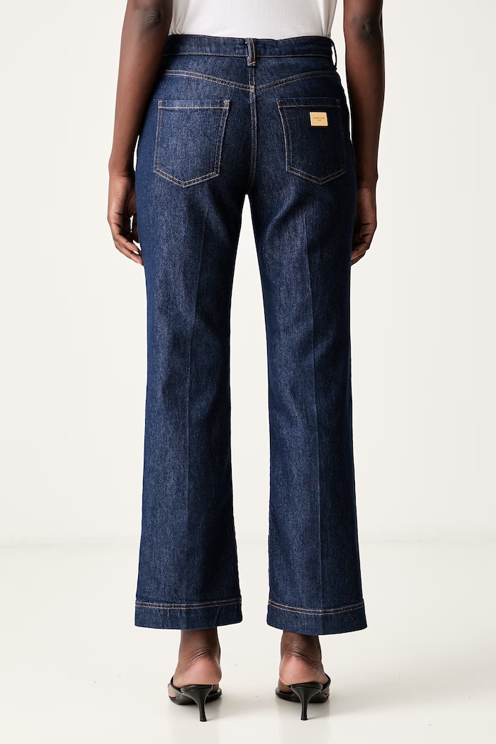 Oblečenie Marciano by Guess rifle straight dámske VICTORY G6YA03.D1462 tmavomodrá