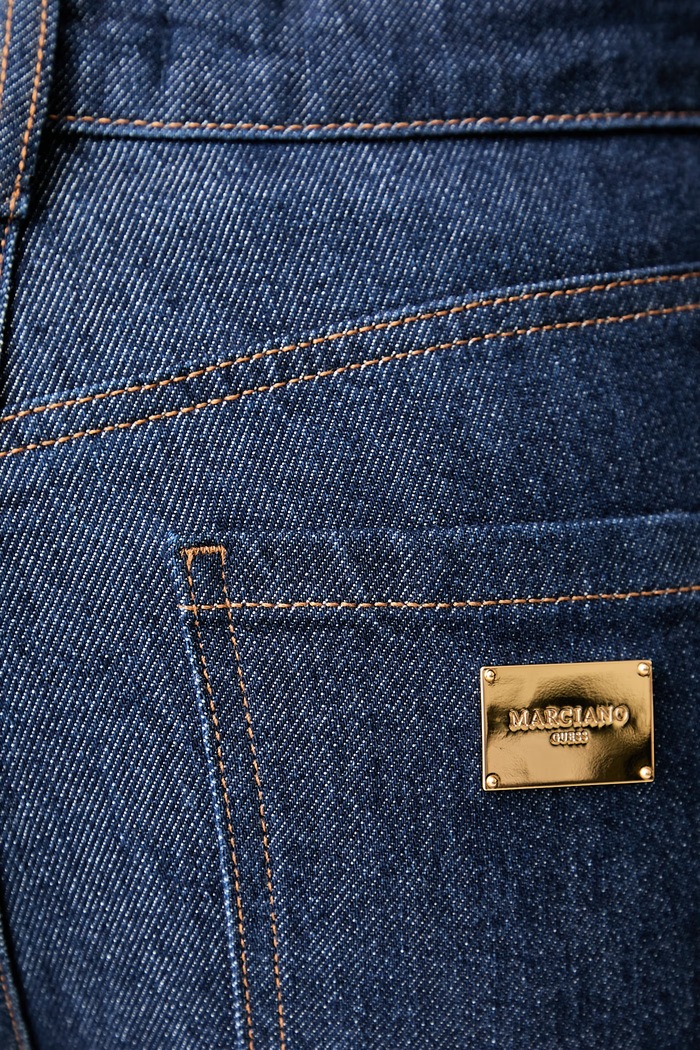 Marciano by Guess rifle straight dámske VICTORY tmavomodrá G6YA03.D1462
