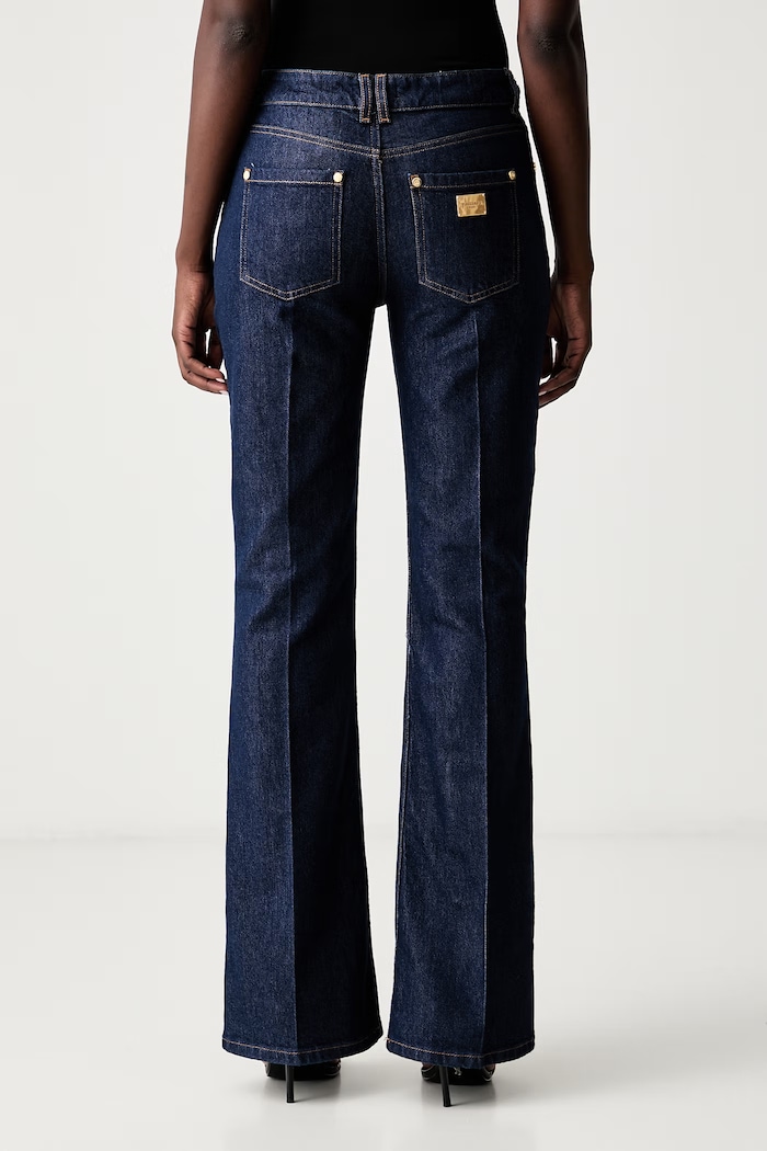 Дрехи Marciano by Guess дънки flare дамски MARA G6YA02.D1461 тъмносин
