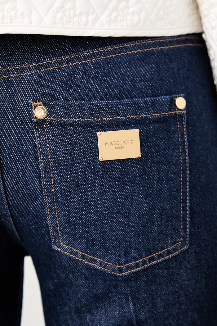 Marciano by Guess дънки flare дамски MARA тъмносин G6YA02.D1461