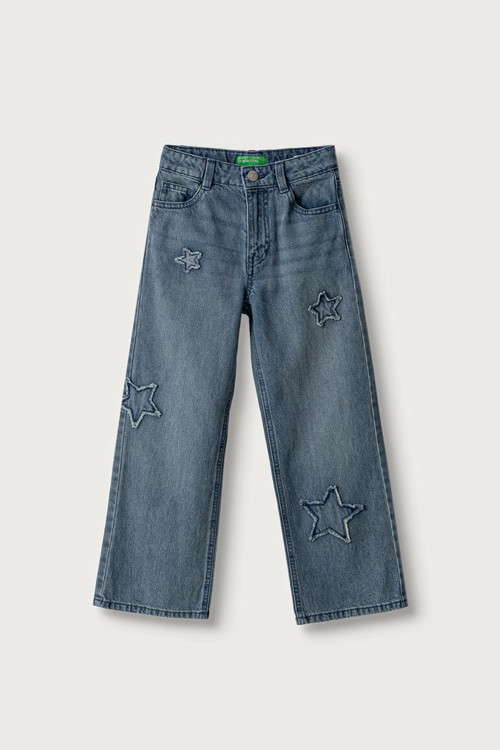 United Colors of Benetton Jeansy regular dziecięce granatowy 4DW2CE04U.G.Reproposal
