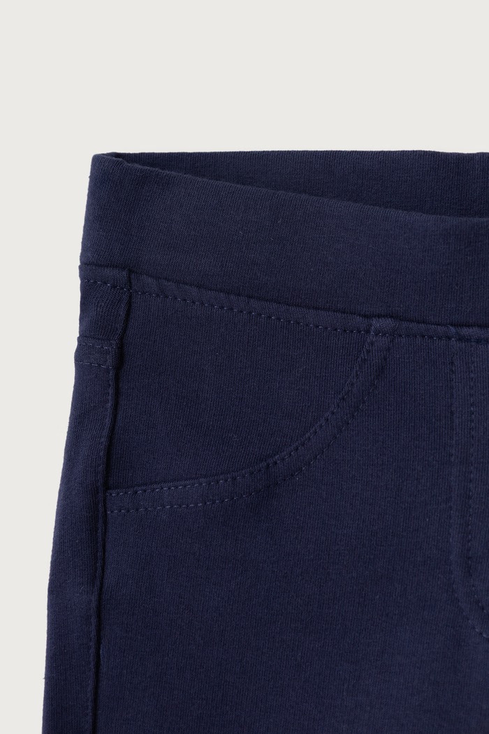 Dziewczynka United Colors of Benetton Legginsy dziecięce bawełniane z elastanem 4T32CE00S.G.Reproposal granatowy