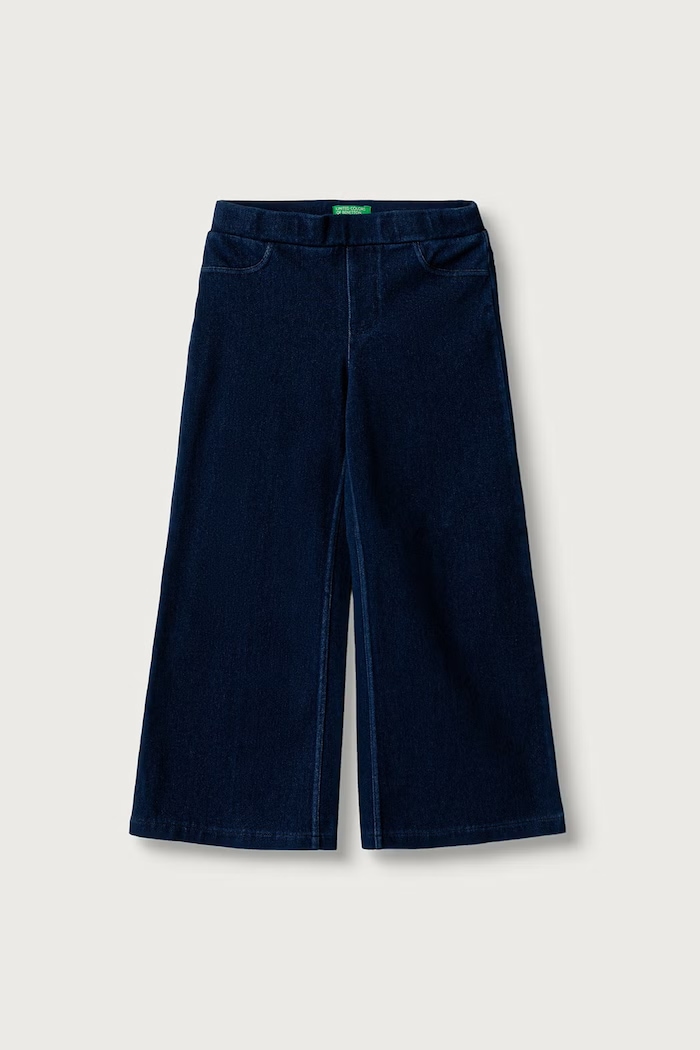 United Colors of Benetton Jeansy wide leg dziecięce granatowy 4I42GF036.P.Continuativ
