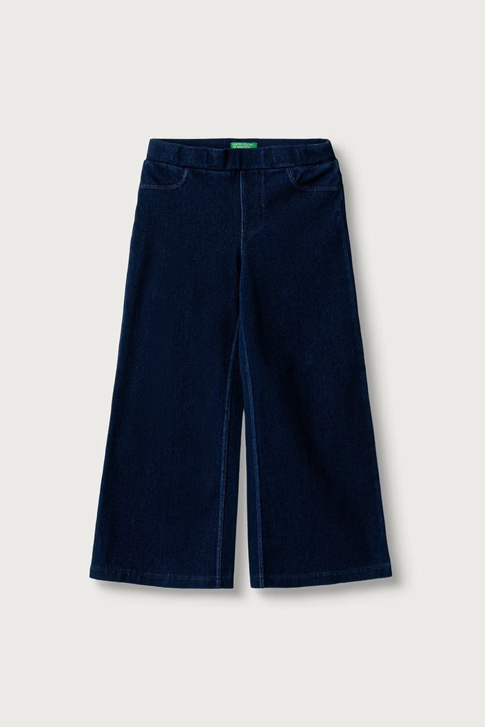 United Colors of Benetton Jeansy wide leg dziecięce granatowy 4I42GF036.P.Continuativ