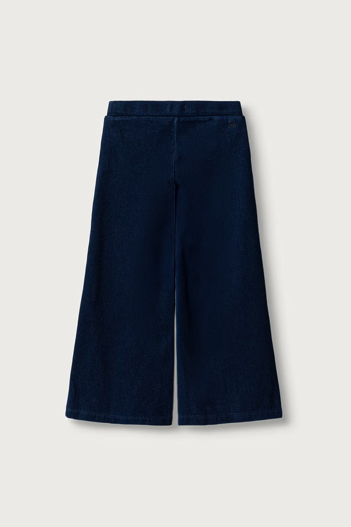 United Colors of Benetton Jeansy wide leg dziecięce 4I42GF036.P.Continuativ granatowy AW26
