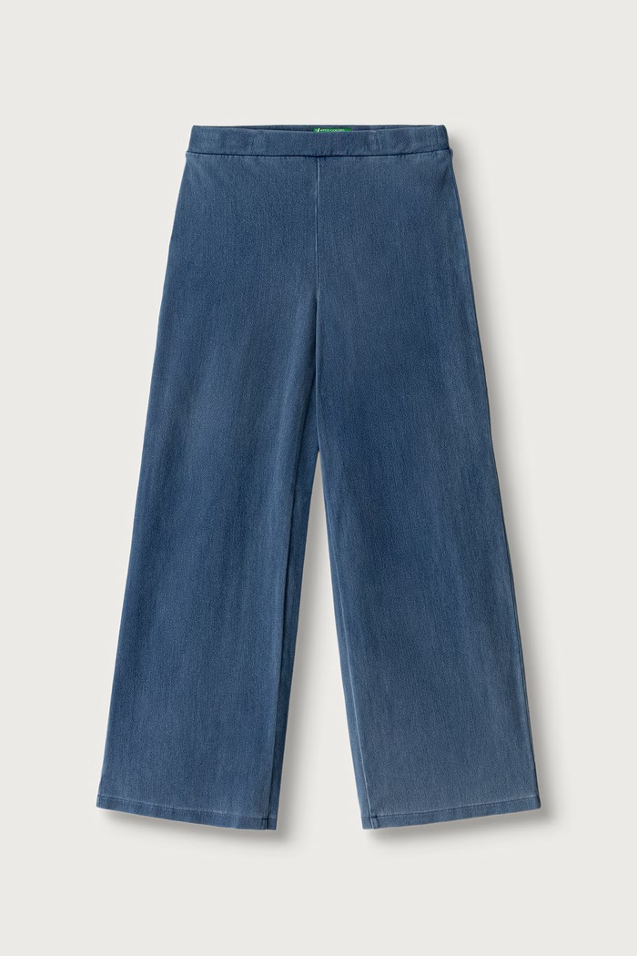 United Colors of Benetton Pantaloni pentru copii cu bumbac albastru 4I42CE04F.G.Reproposal