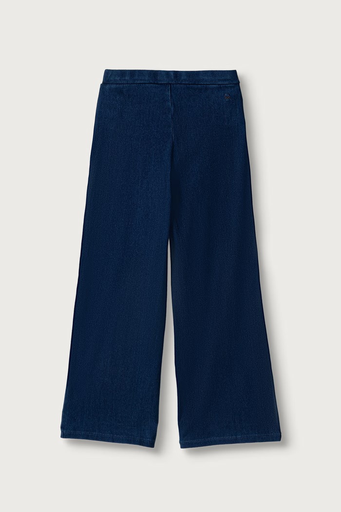 United Colors of Benetton Jeansy wide leg dziecięce 4I42CE04F.G.Continuativ granatowy AW26