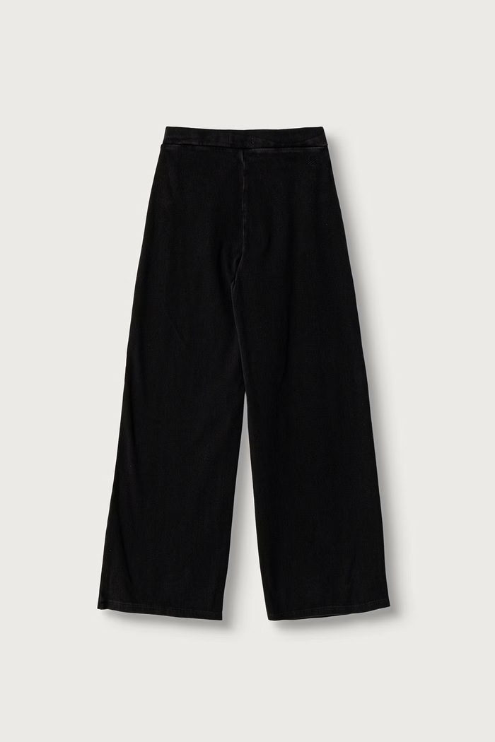 United Colors of Benetton Jeansy wide leg dziecięce 4I42CE04F.G.Continuativ czarny AW26