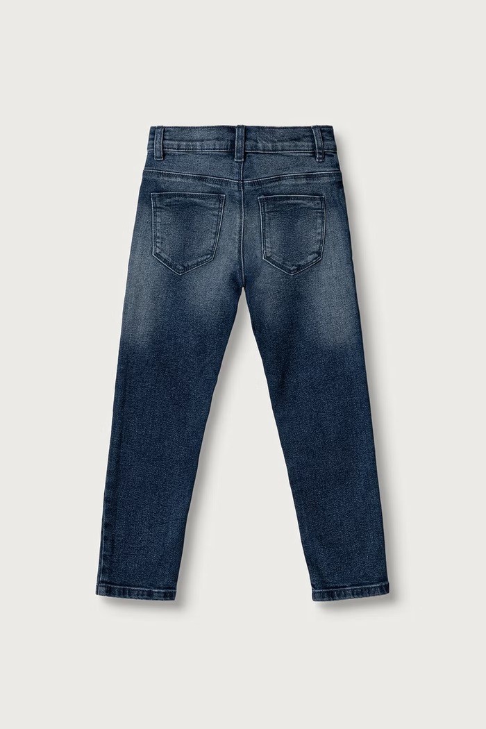 United Colors of Benetton Jeansy straight dziecięce 45ONCE02X.G.Reproposal granatowy AW26