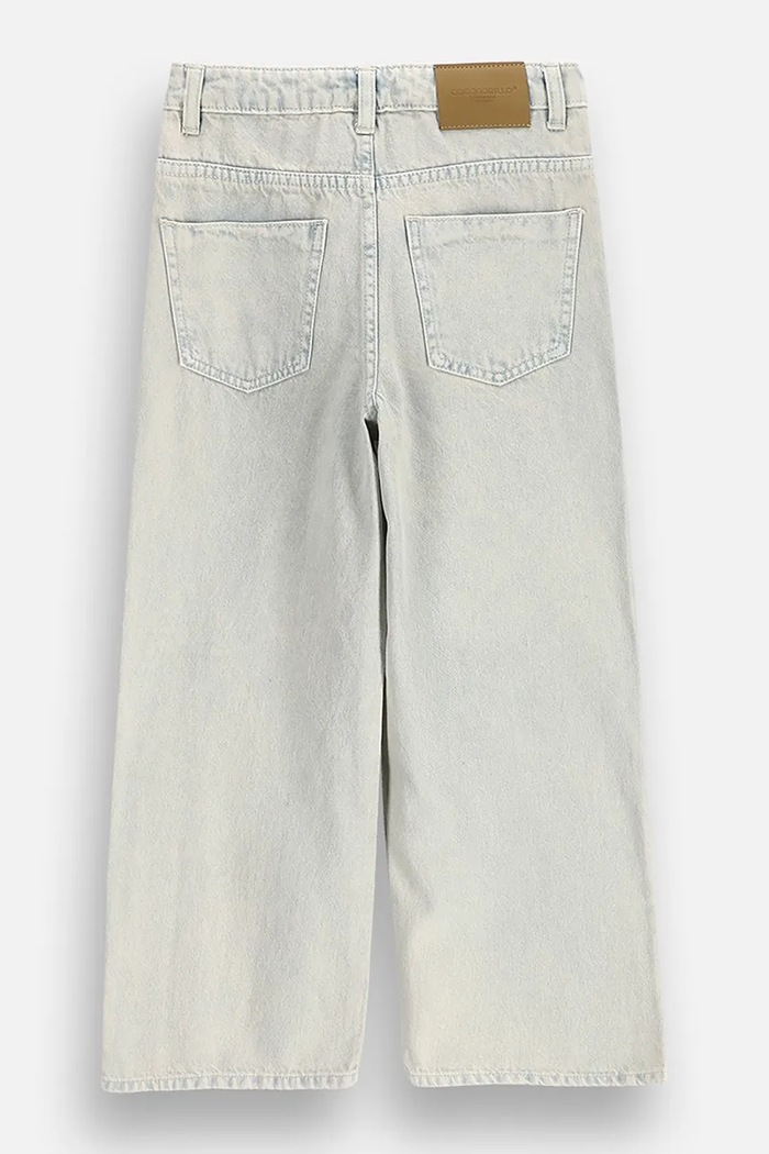 Coccodrillo Jeansy wide leg dziecięce ZC6123113CJG niebieski AW26