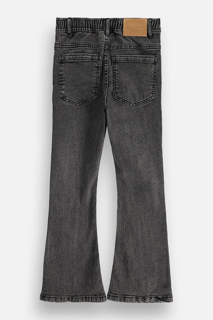 Dziewczynka Coccodrillo Jeansy flare dziecięce ZC6123111CJG szary