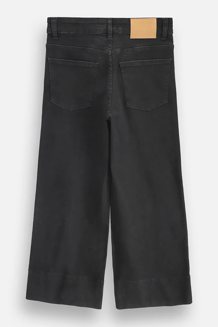 Coccodrillo Jeansy wide leg dziecięce ZC6123102CJG czarny AW26
