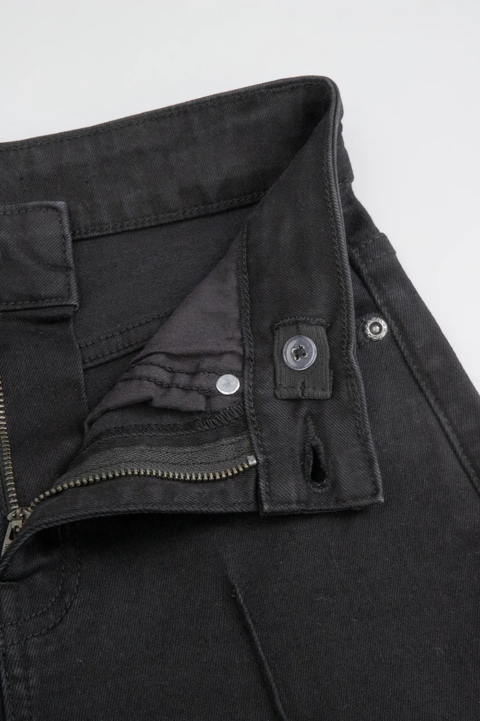 Dziewczynka Coccodrillo Jeansy wide leg dziecięce ZC6123102CJG czarny