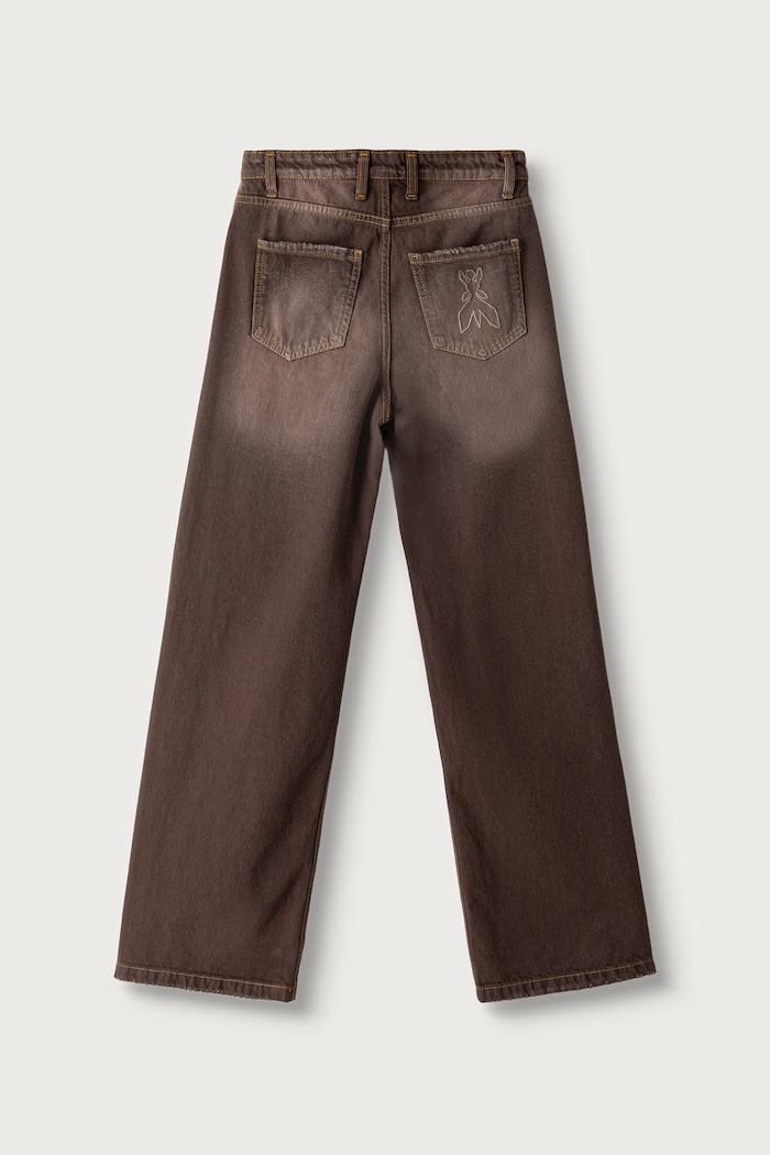 Patrizia Pepe Rifle relaxed fit detské D0035 7P0393.D0035 béžová AW26