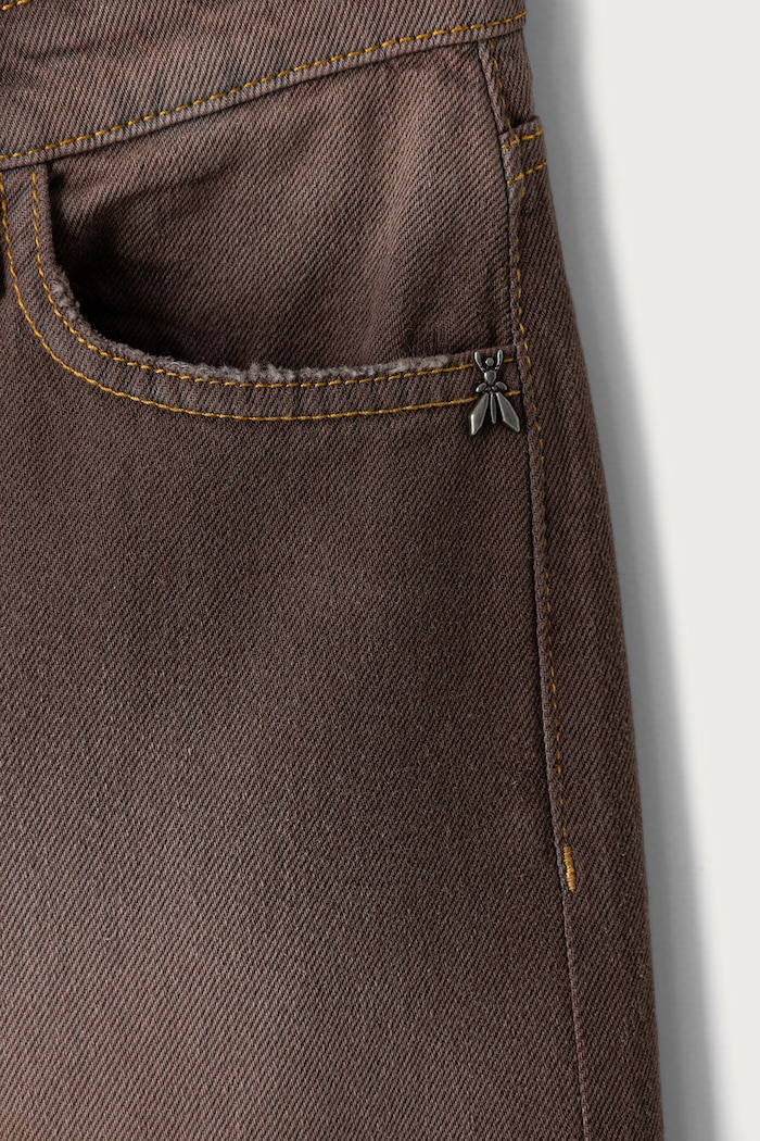 Dievča Patrizia Pepe Rifle relaxed fit detské D0035 7P0393.D0035 béžová