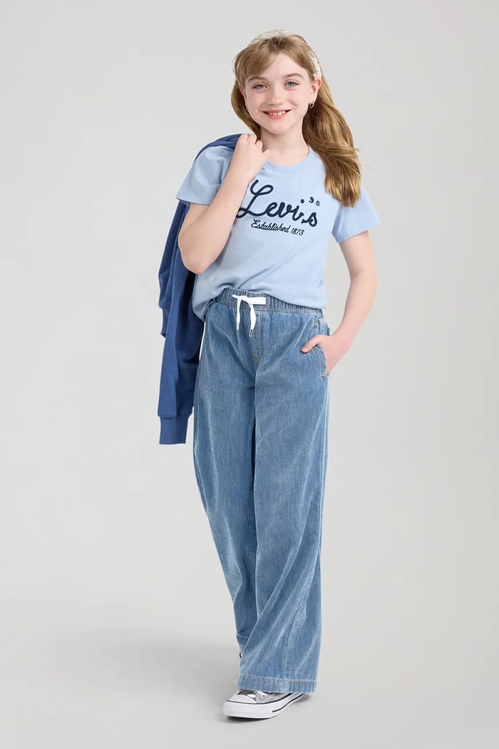 Levi's Дънки за деца LUXE DENIM HIGH RISE BAGGY 4EP669