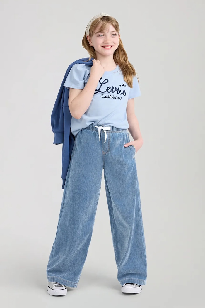 Levi's Дънки за деца LUXE DENIM HIGH RISE BAGGY 4EP669