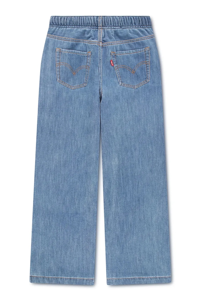 Момиче Levi's Дънки за деца LUXE DENIM HIGH RISE BAGGY 4EP669 син