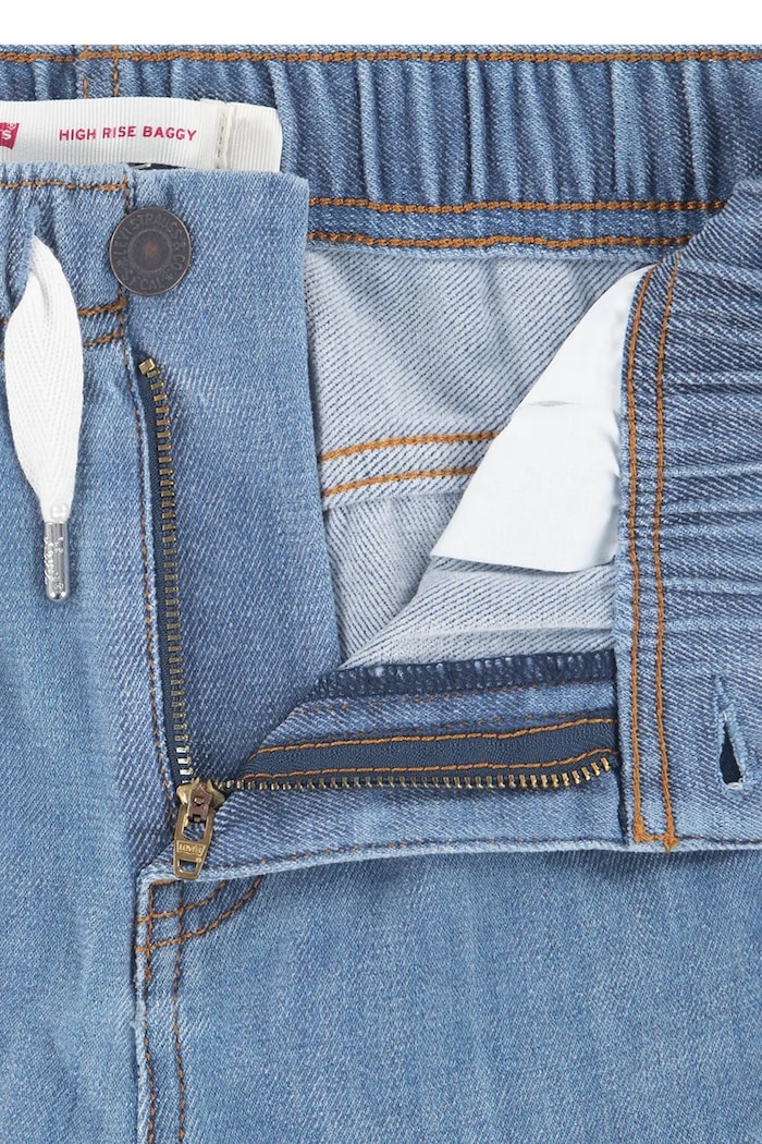 Дънки за деца LUXE DENIM HIGH RISE BAGGY Levi's син 4EP669