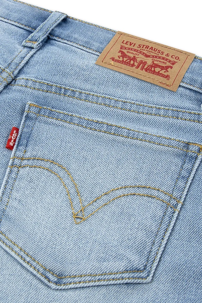 Κοριτσίστικα Levi's τζιν wide leg παιδικά WIDE LEG JEANS 4EG381.LC0 μπλε