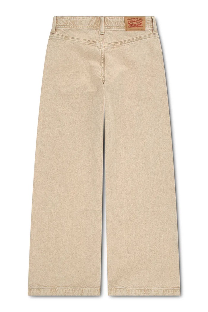 Κοριτσίστικα Levi's τζιν wide leg παιδικά '94 BAGGY WIDE LEG W/ YOKE 4ER354 μπεζ