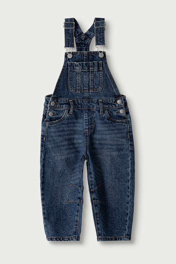 Levi's Ogrodniczki dziecięce BAGGY BARREL OVERALL granatowy 3ER362