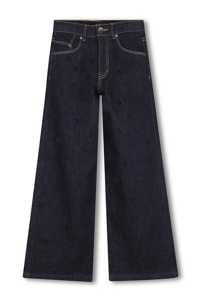 Karl Lagerfeld дънки wide leg за деца Z31342.114.150 син AW26