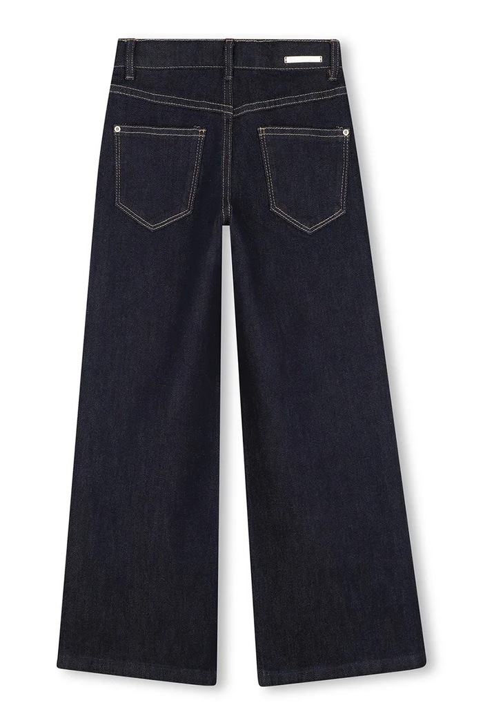 Момиче Karl Lagerfeld дънки wide leg за деца Z31342.114.150 син