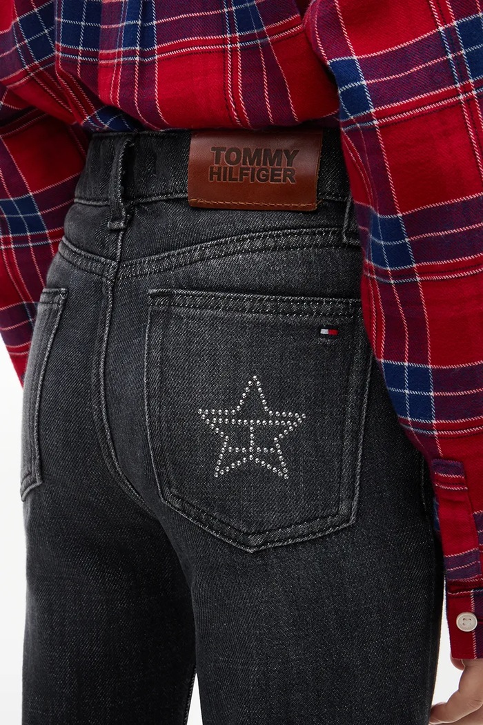 Tommy Hilfiger Jeansy flare dziecięce FLARE KG0KG09626.9BY2
