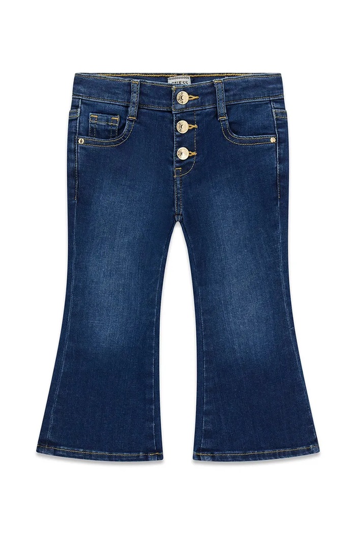 Guess Jeansy flare dziecięce niebieski K6BA01.D2166.9BY2