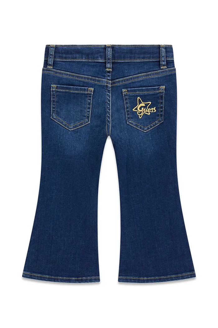 Guess Jeansy flare dziecięce K6BA01.D2166.9BY2 niebieski AW26