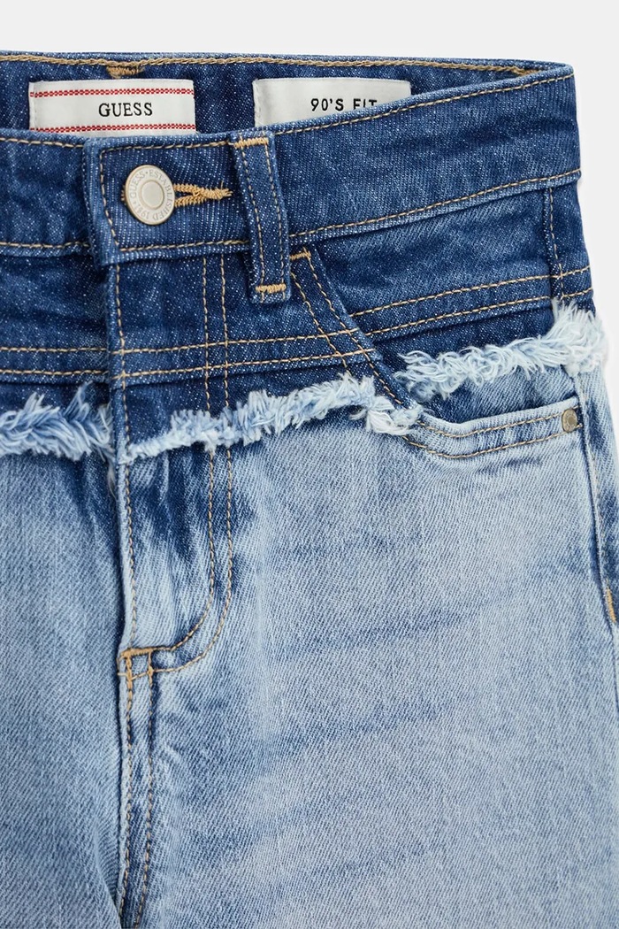 Jeansy regular dziecięce Guess J6BA05.D2202.9BY2 niebieski