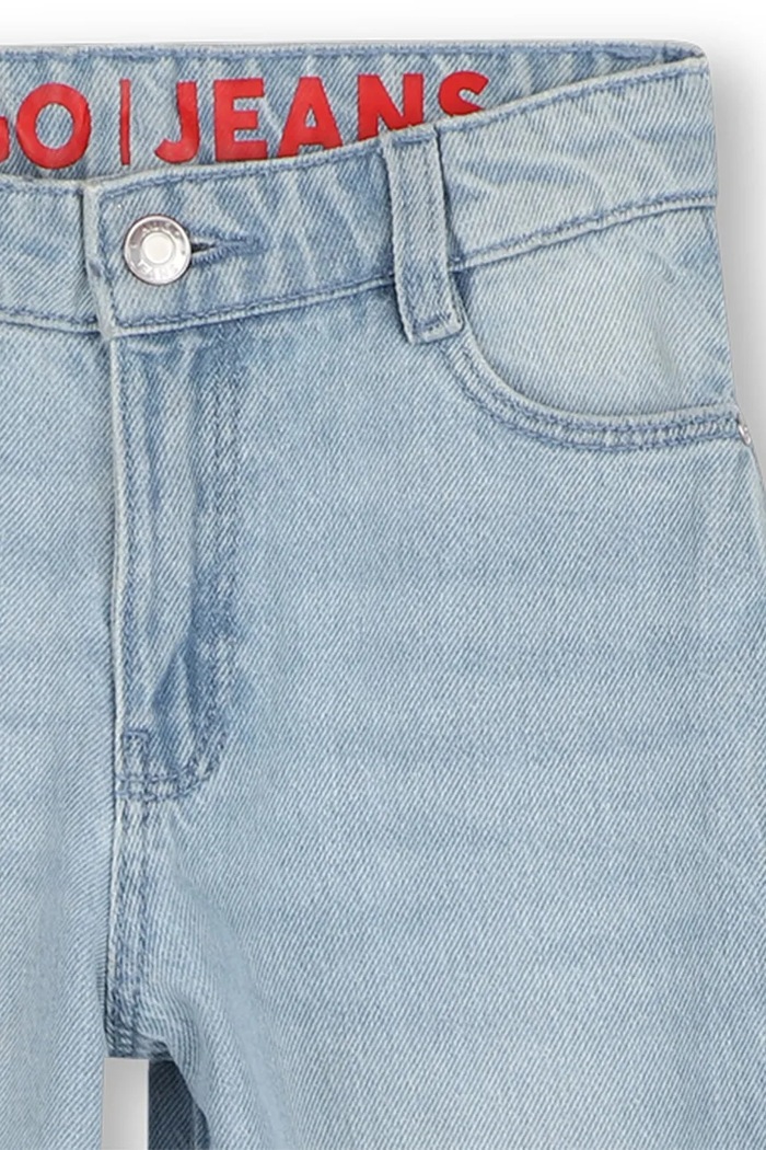 Wide leg traperice za djecu HUGO plava G01275.114.150