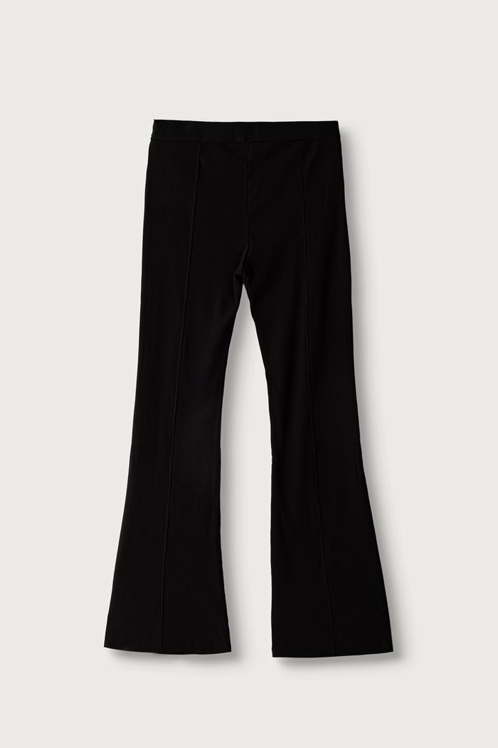 Calvin Klein Jeans legginsy dziecięce z bawełną Flare LVCKFJC14G.128.170.9BY2 czarny AW26