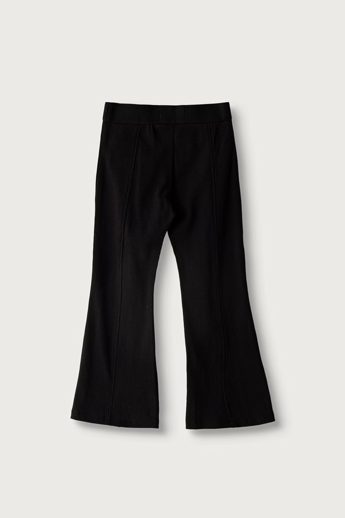 Calvin Klein Jeans legginsy dziecięce z bawełną Flare LVCKFJC14G.104.116.9BY2 czarny AW26