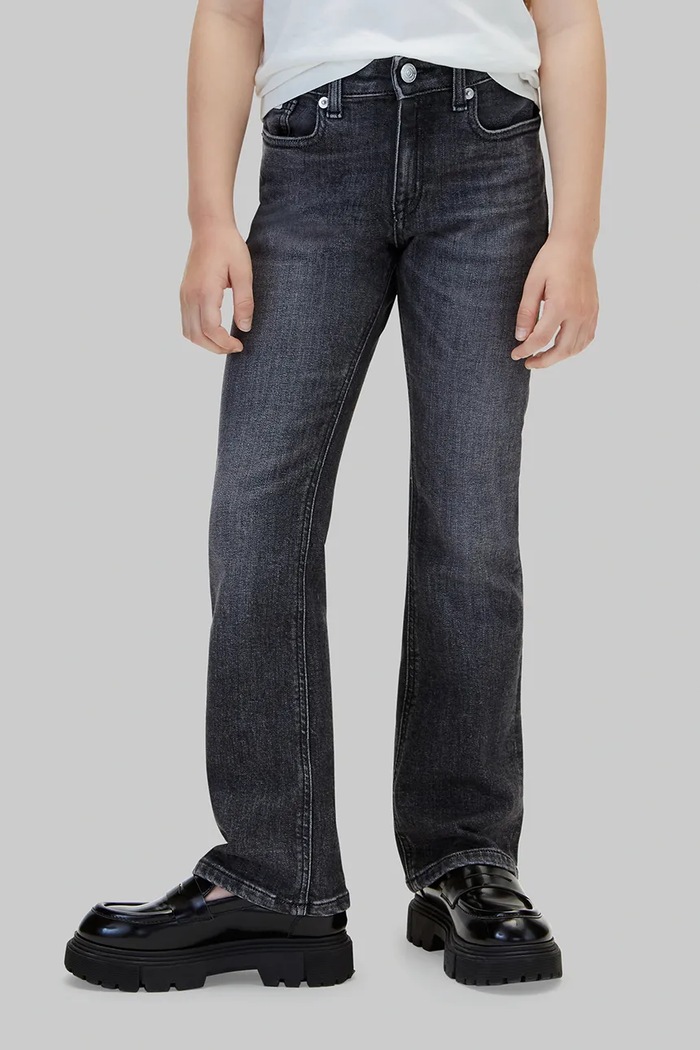 Calvin Klein Jeans Jeansy flare dziecięce Flare czarny LVCKFJC09G.9BY2