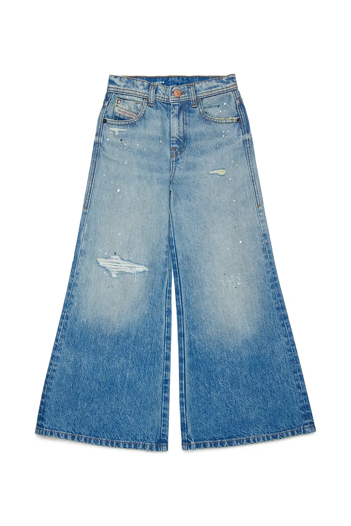 Diesel jeansy dziecięce D-AROMY-J PANTALONI J02887.KXBUV niebieski AW26
