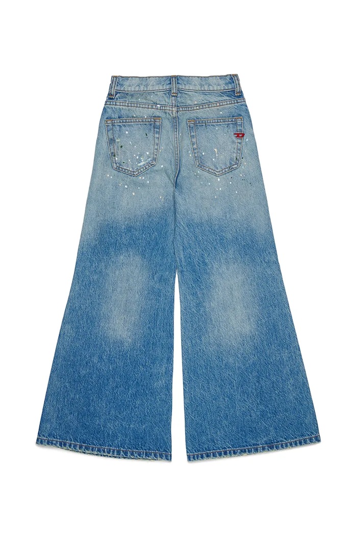 Dziewczynka Diesel jeansy dziecięce D-AROMY-J PANTALONI J02887.KXBUV niebieski