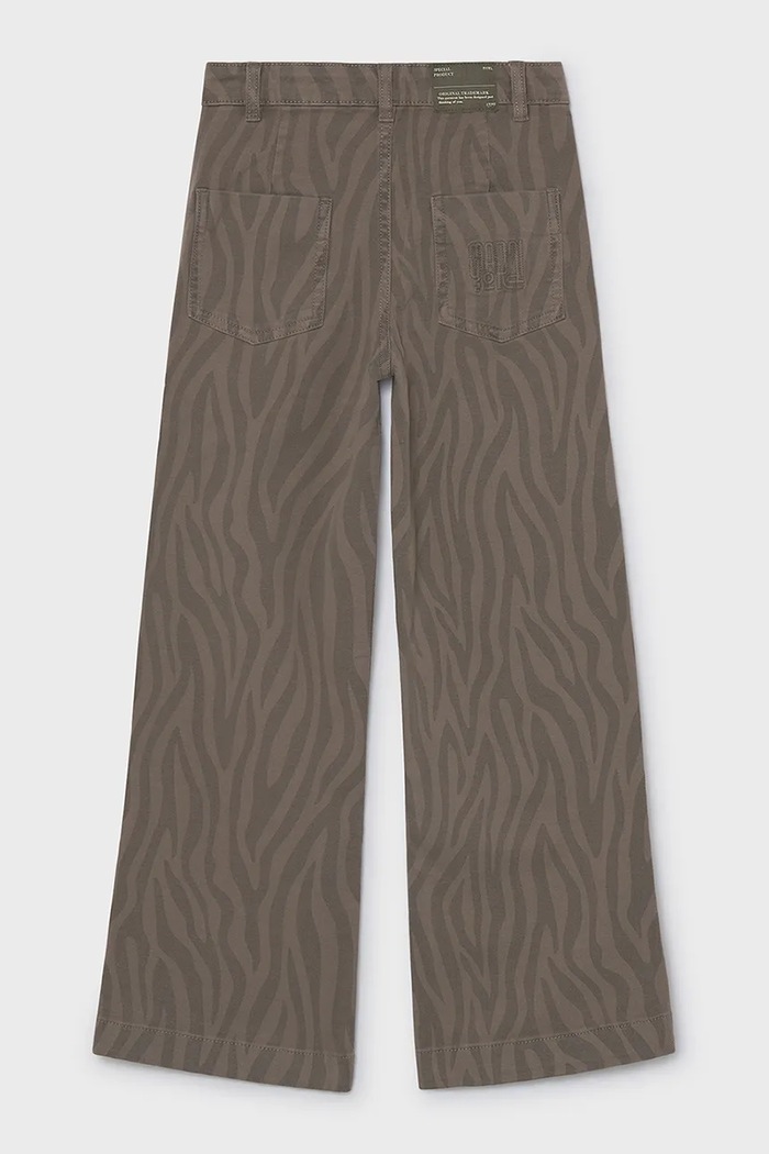 Mayoral wide leg traperice za djecu 7502.8B.Junior.9BY2 smeđa AW26