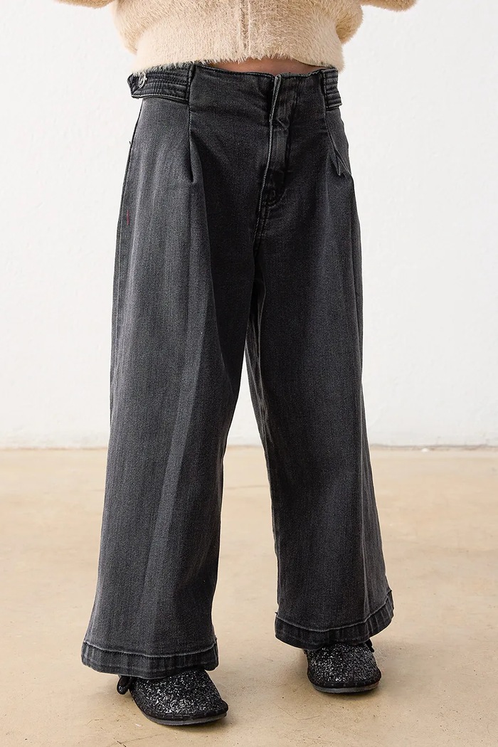 Mayoral παιδικά jeans wide leg γκρί 4523.6F.Mini.9BY2