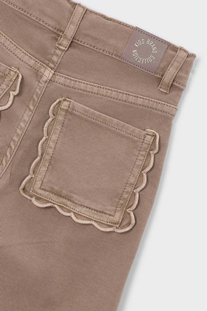 Mayoral wide leg traperice za djecu smeđa 4521.6E.Mini.9BY2