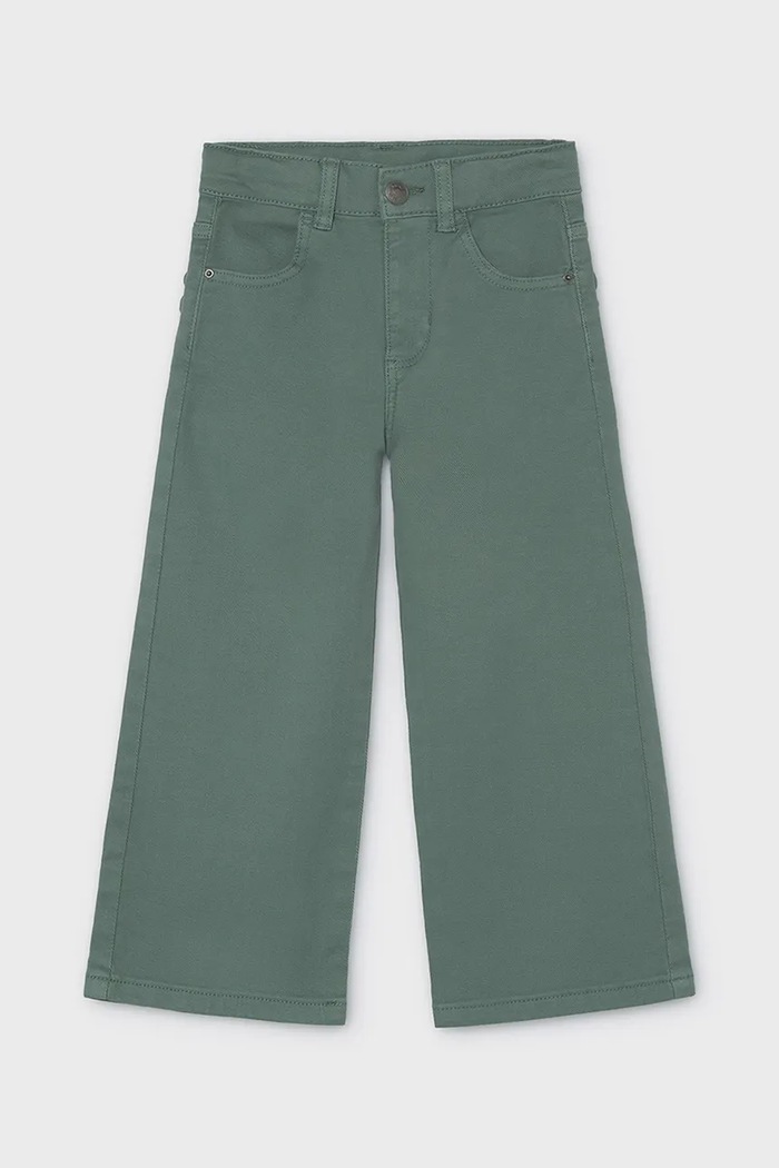 Mayoral дънки wide leg за деца зелен 4521.6E.Mini.9BY2