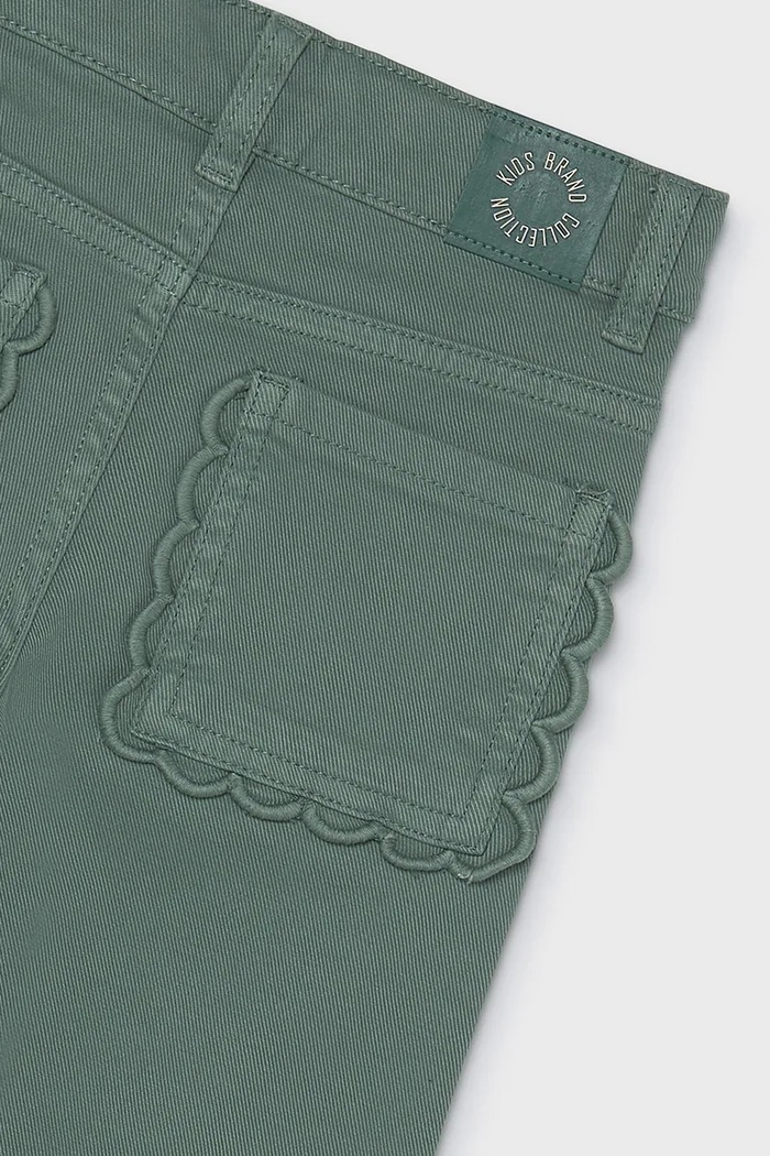 Момиче Mayoral дънки wide leg за деца 4521.6E.Mini.9BY2 зелен