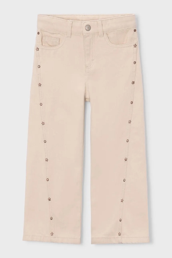 Mayoral Jeansy straight dziecięce beżowy 4519.6D.Mini.9BY2