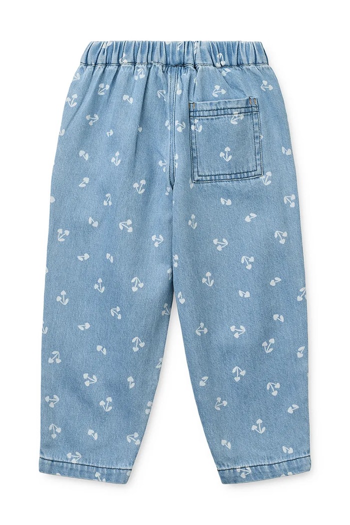 Liewood дънки loose за деца Borris Light Printed Denim Pants LW20995.9BY2 син AW26