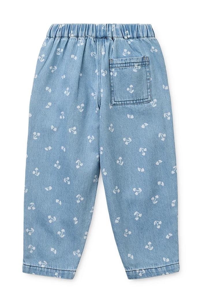 Liewood дънки loose за деца Borris Light Printed Denim Pants LW20995.9BY2 син AW26