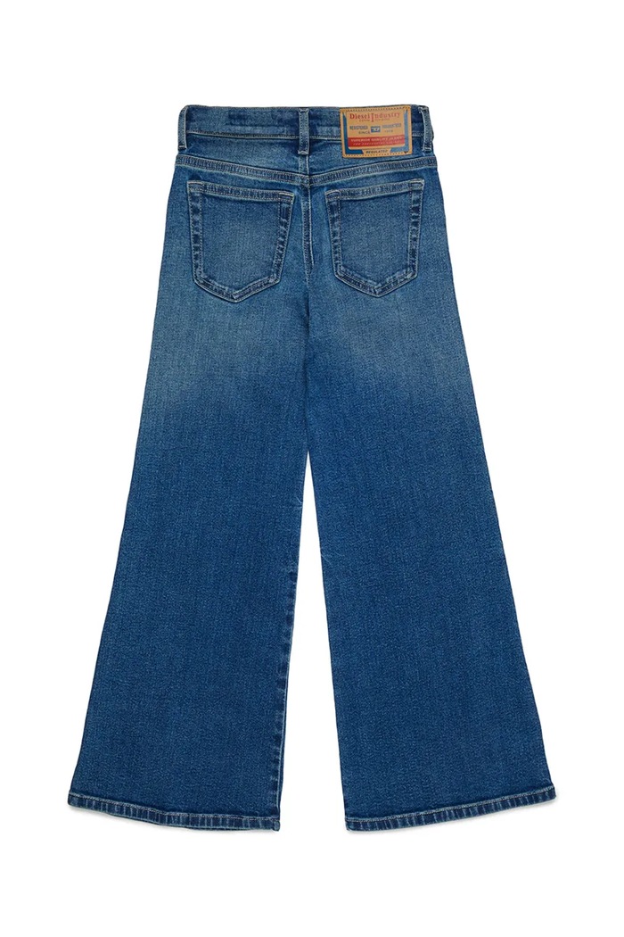 Diesel jeansy wide leg dziecięce 1978-J TROUSERS J00816.KXBU3 niebieski AW26