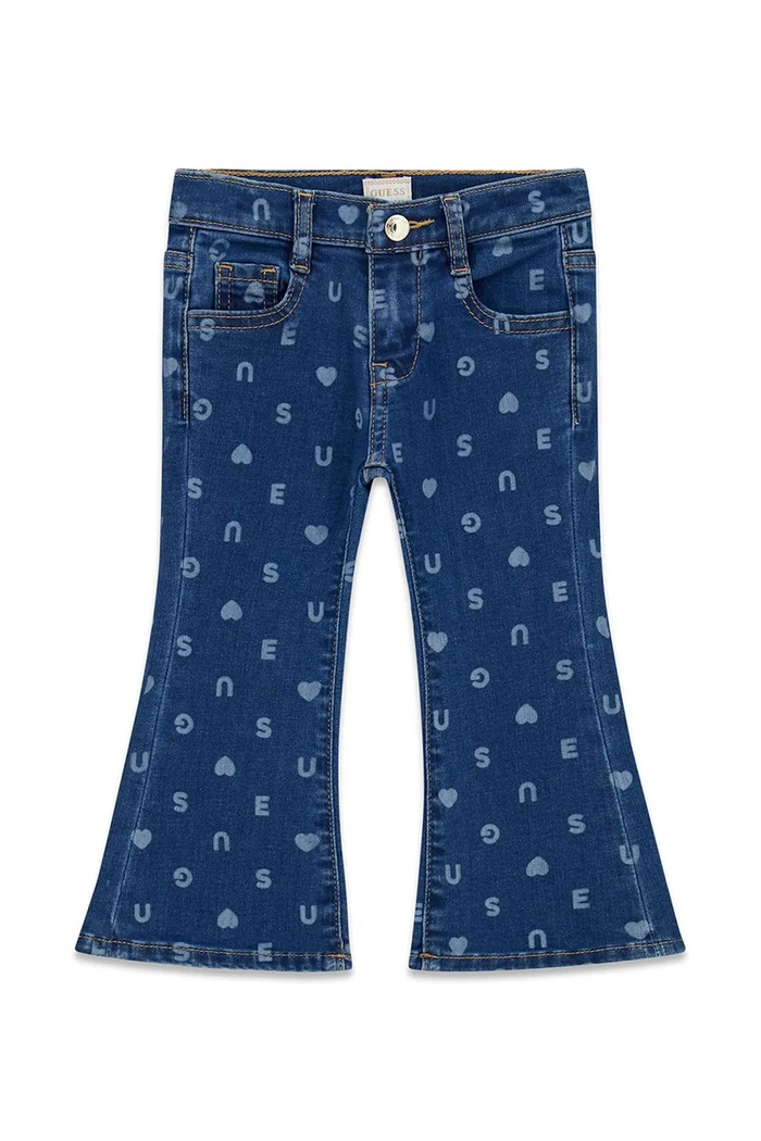 Guess jeansy flare dziecięce niebieski K6YA04.D1154.9BY2