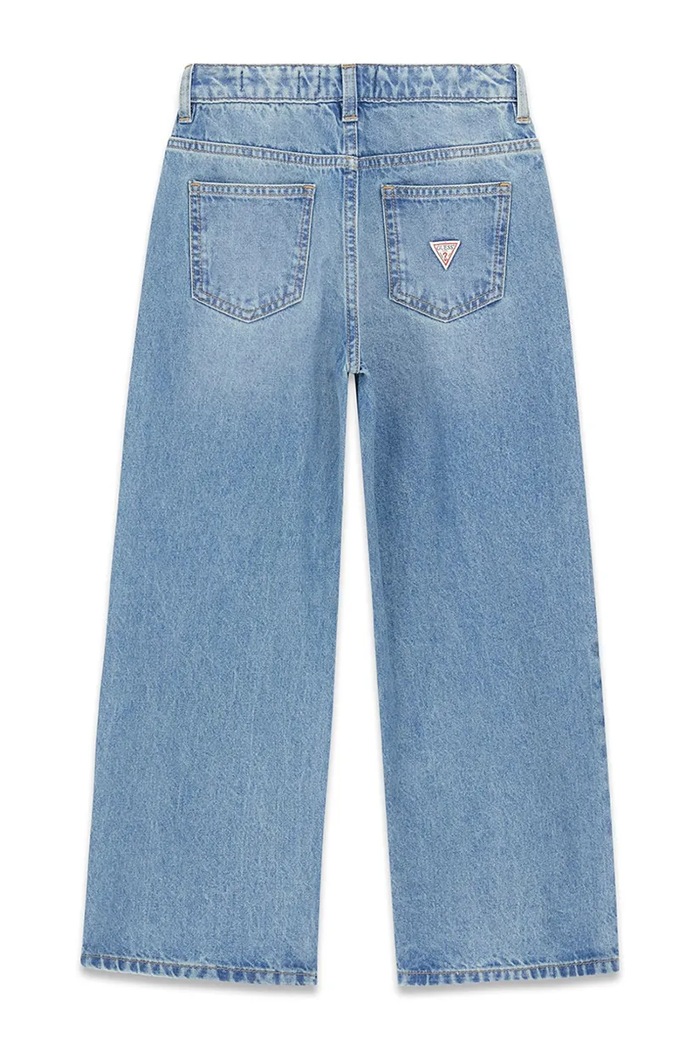 Dziewczynka Guess Jeansy flare dziecięce J6YA13.D1220.9BY2 niebieski