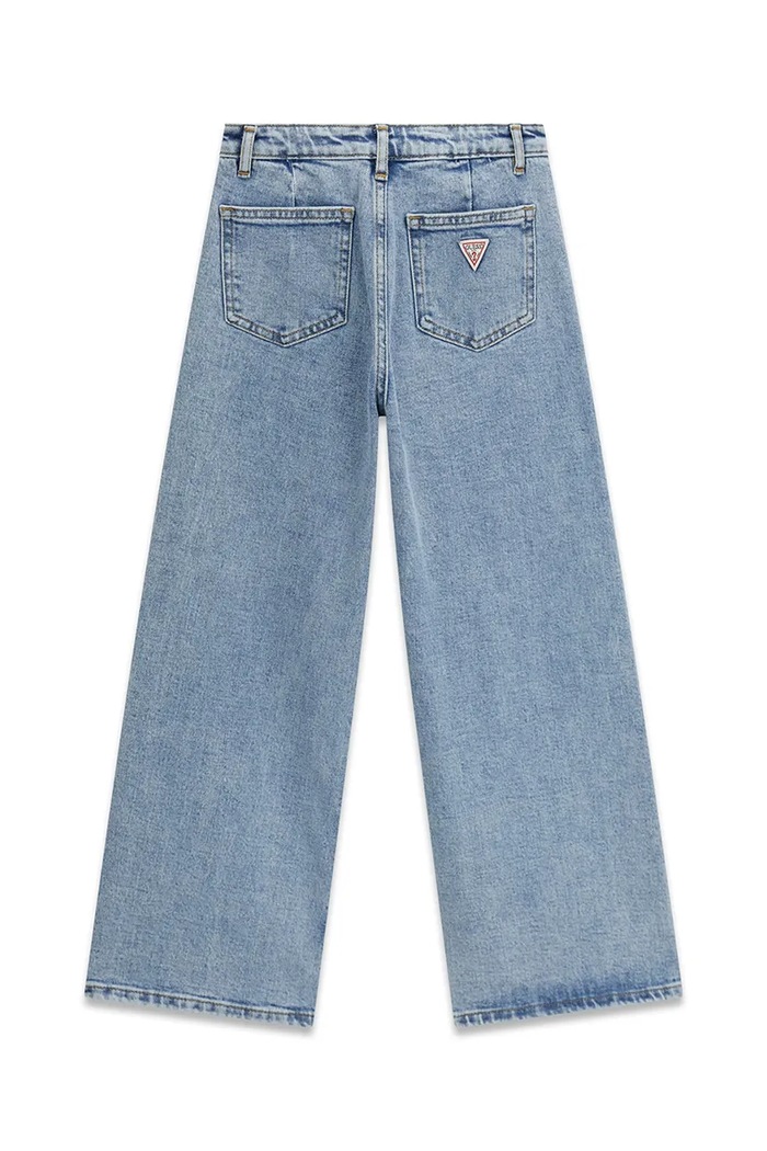 Guess jeansy wide leg dziecięce J6YA04.D1211.9BY2 niebieski AW26